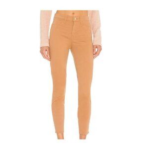 L'Agence Margot High Rise Skinny Pants Womens 25 Camel Chic Old Money Rich Mom